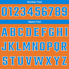 Benutzerdefinierte Orange Blau Reversible Basketball Jersey Personalisierte Print Name Nummer Logo