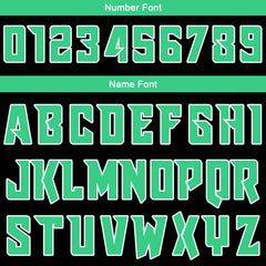 Benutzerdefinierter Grün Basketball Jersey Uniform Anzug gedruckt Ihr Logo Name Nummer