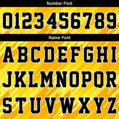 Benutzerdefinierte Gelb Kurzarm-Kapuzenpullover für Männer Frauen Hemden mit Kapuzen gedruckt Name Logo