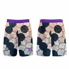 Benutzerdefinierte Lila Dunkelblauer Gradient Trikots für Männer Frauen Personalisierte Fußball Uniformen für Erwachsene und Kind