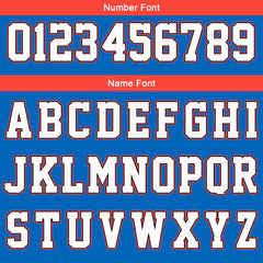 Benutzerdefinierte Blau Weiß Orange Reversible Basketball Jersey Personalisierte Print Name Nummer Logo