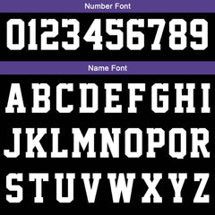 Benutzerdefinierte Schwarz Lila Weiß Reversible Basketball Jersey Personalisierte Print Name Nummer Logo