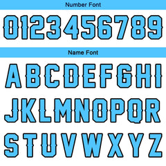 Benutzerdefinierte Hellblau Reversible Basketball Jersey Personalisierte Print Name Nummer Logo