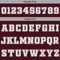 Benutzerdefinierte Karminrot Weiß Grau Reversible Basketball Jersey Personalisierte Print Name Nummer Logo