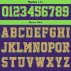 Benutzerdefinierte Lila Weißgold Neon Grün Reversible Basketball Jersey Personalisierte Print Name Nummer Logo