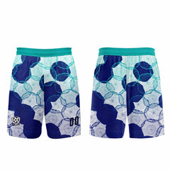 Benutzerdefinierte Cyan Blau Gradient Trikots für Männer Frauen Personalisierte Fußball Uniformen für Erwachsene und Kind