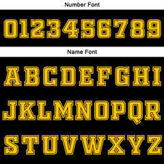 Benutzerdefinierte Schwarz Weiß Gelb Reversible Basketball Jersey Personalisierte Print Name Nummer Logo