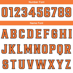 Benutzerdefinierter Weiß Orange Basketball Jersey Uniform Anzug gedruckt Ihr Logo Name Nummer