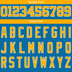 Benutzerdefinierte Varsity-Jacke. Letterman-Jacke für Männer, Frauen und Jugendliche Blau Orange