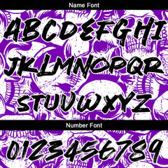 Benutzerdefinierter Sweatshirt-Hoodie für Mann, Frau, Mädchen, Junge. Drucken Sie Ihr Logo, Ihren Namen und Ihre Nummer Lila&Weiß