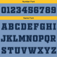 Benutzerdefinierte Hellblau Marinegelb Reversible Basketball Jersey Personalisierte Print Name Nummer Logo