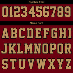 Benutzerdefinierte Wein Gold Reversible Basketball Jersey Personalisierte Print Name Nummer Logo