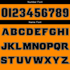 Benutzerdefinierte Orange Neongrün Kurzarm-Kapuzenpullover für Männer Frauen Hemden mit Kapuzen gedruckt Name Logo