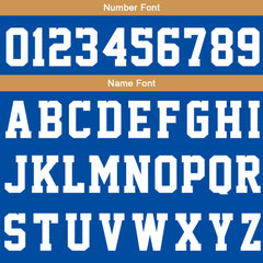 Benutzerdefinierte Reversible Basketball Jersey Personalisierte Print Name Nummer Logo Color Block-Royal&Gold