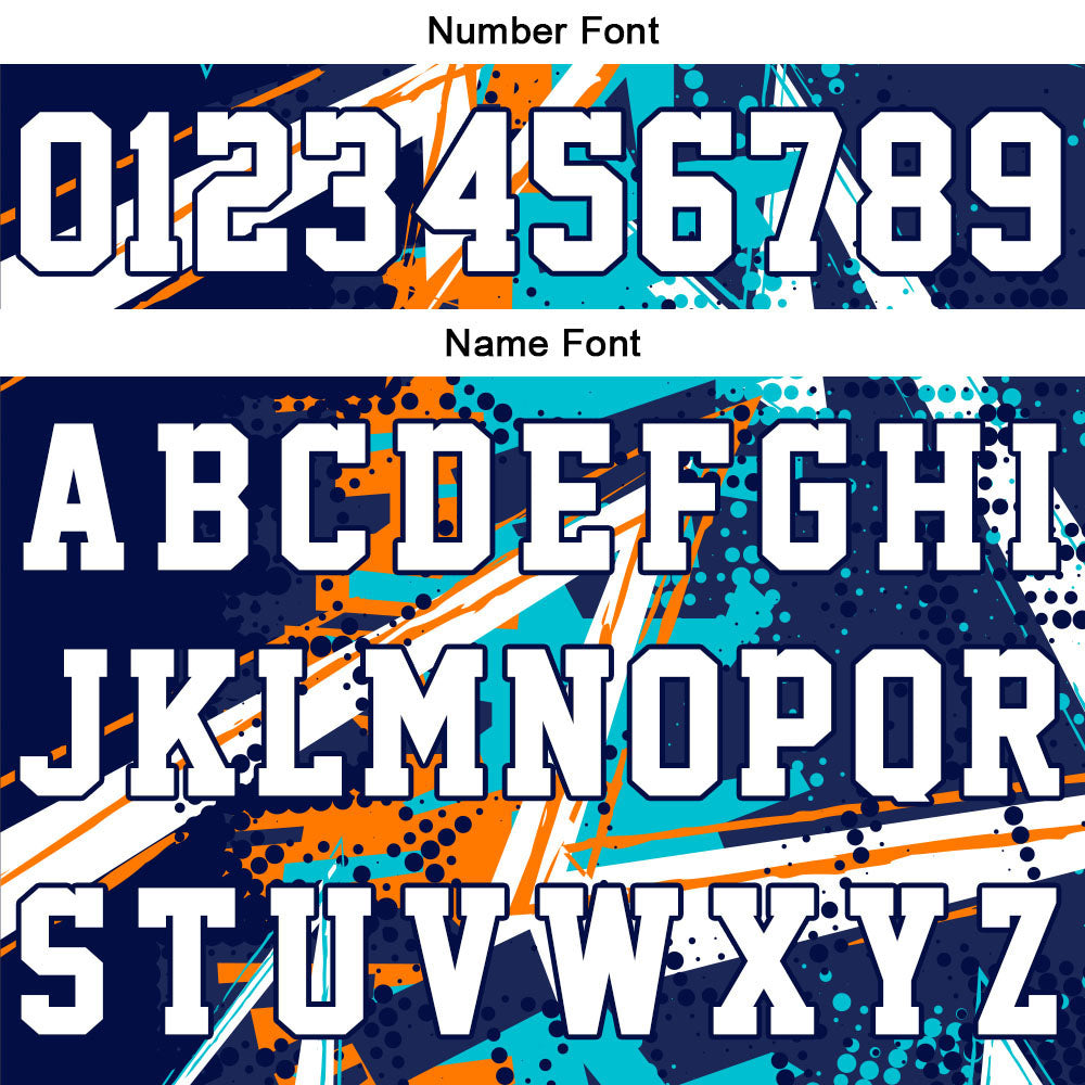 Benutzerdefinierte Marine Orange Teal Neongrün Kurzarm-Kapuzenpullover für Männer Frauen Hemden mit Kapuzen gedruckt Name Logo