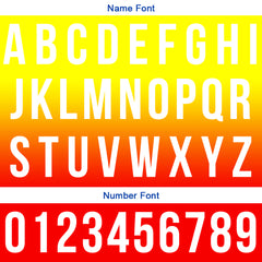 Benutzerdefinierte Gelb Rot Fußball Polo-Shirts Fügen Sie Ihr Einzigartiges hinzu Logo/Name/Nummer