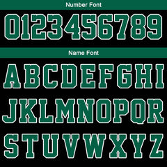 Benutzerdefinierte Schwarz Grün Reversible Basketball Jersey Personalisierte Print Name Nummer Logo