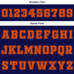 Benutzerdefinierte Marine Weiß Orange Reversible Basketball Jersey Personalisierte Print Name Nummer Logo