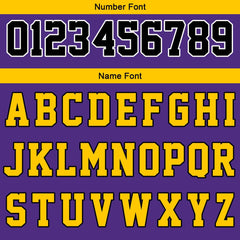 Benutzerdefinierte Lila Schwarz Gelb Reversible Basketball Jersey Personalisierte Print Name Nummer Logo