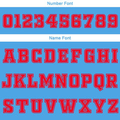 Benutzerdefinierte Hellblau Marineblau Rot Reversible Basketball Jersey Personalisierte Print Name Nummer Logo