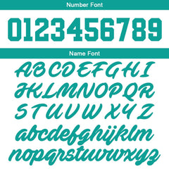 Benutzerdefinierte Weiß Teal Kurzarm-Kapuzenpullover für Männer Frauen Hemden mit Kapuzen gedruckt Name Logo