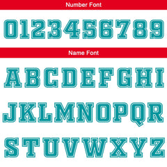 Benutzerdefinierte Weiß Türkis Rot Reversible Basketball Jersey Personalisierte Print Name Nummer Logo