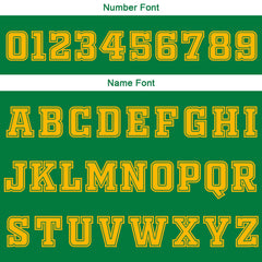 Benutzerdefinierte Grün Weiß Gelb Reversible Basketball Jersey Personalisierte Print Name Nummer Logo