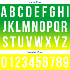 Benutzerdefinierte Grün Gelb Fußball Polo-Shirts Fügen Sie Ihr Einzigartiges hinzu Logo/Name/Nummer