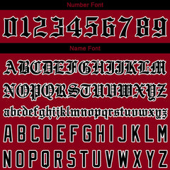 Benutzerdefinierte Verlauf Varsity-Jacke. Letterman-Jacke Rot