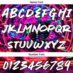 Benutzerdefinierter Sweatshirt-Hoodie für Mann, Frau, Mädchen, Junge. Drucken Sie Ihr Logo, Ihren Namen und Ihre Nummer Neon Skelett