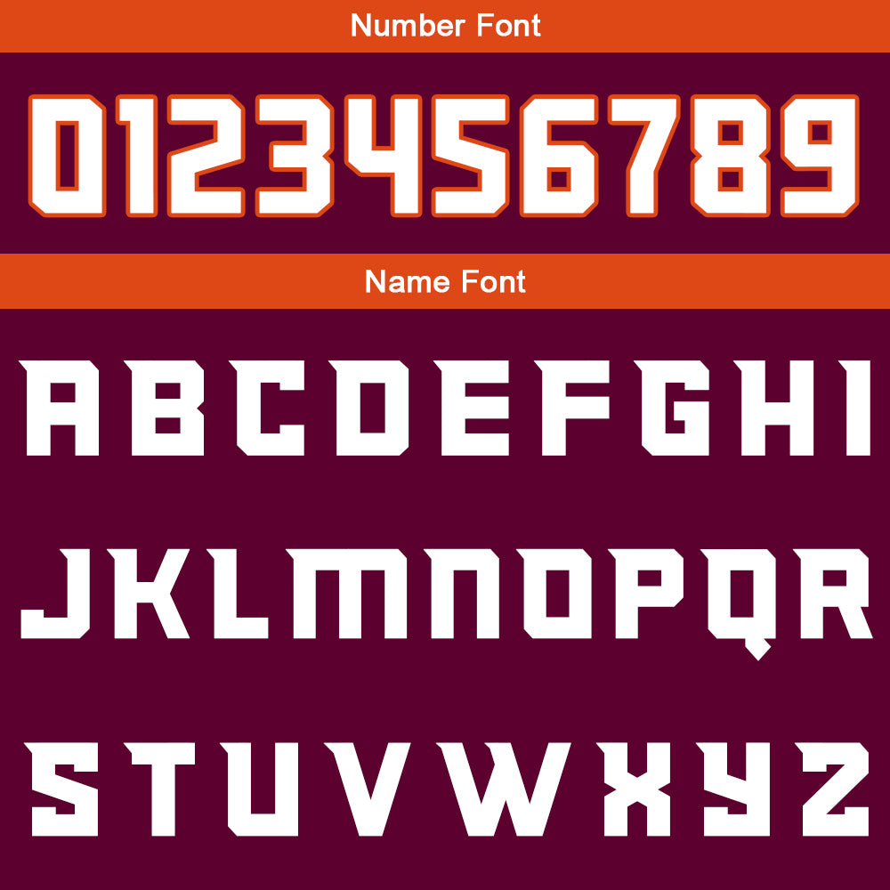 Benutzerdefinierte Burgund Orange Weiß Reversible Basketball Jersey Personalisierte Print Name Nummer Logo