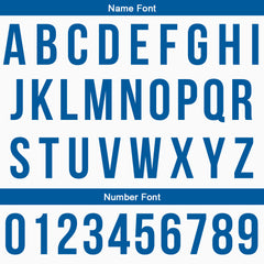 Benutzerdefinierte Weiß Blau Fußball Polo-Shirts Fügen Sie Ihr Einzigartiges hinzu Logo/Name/Nummer