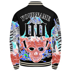 Maßgeschneiderte Rosa Letterman Varsity Jacket Individuelle Stickerei Druck nach Ihrem Wunsch