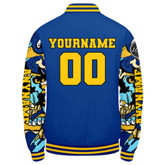Maßgeschneiderte Königliche Letterman Varsity Jacket Individuelle Stickerei Druck nach Ihrem Wunsch