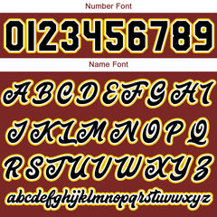 Maßgeschneiderte Rot Weiß Letterman Varsity Jacket Individuelle Stickerei Druck nach Ihrem Wunsch