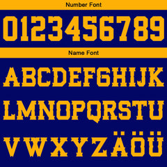 Benutzerdefinierter Blau Gelb Basketball Jersey Uniform Anzug gedruckt Ihr Logo Name Nummer