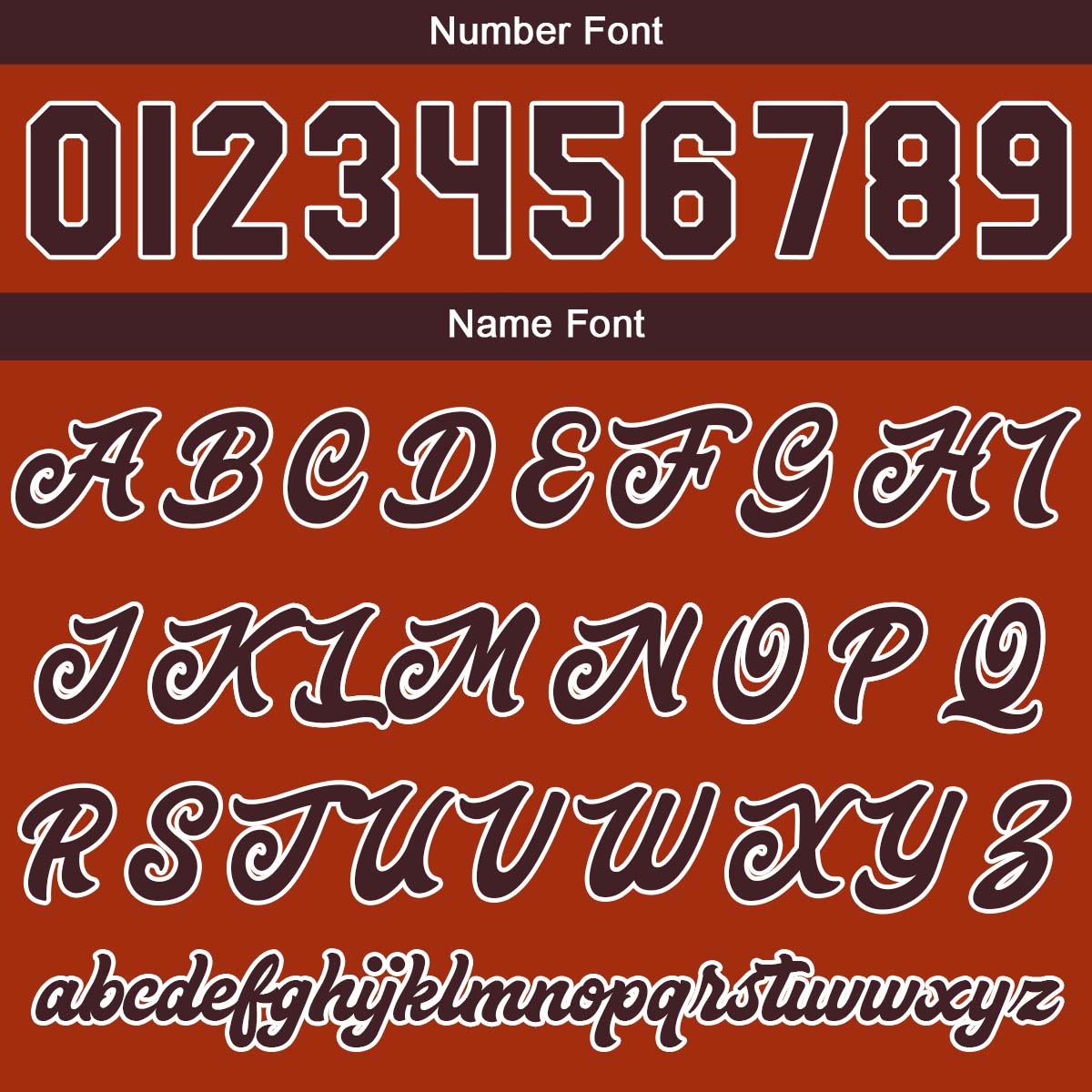 Maßgeschneiderte Orange Braun Letterman Varsity Jacket Individuelle Stickerei Druck nach Ihrem Wunsch