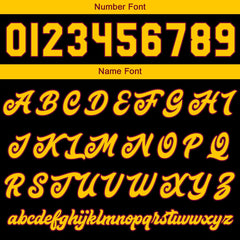 Benutzerdefinierte Verlauf Varsity-Jacke. Letterman-Jacke Karminrot Schwarz Gelb