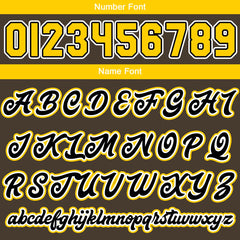 Maßgeschneiderte Braun Gelb Letterman Varsity Jacket Individuelle Stickerei Druck nach Ihrem Wunsch