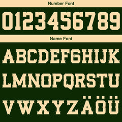 Benutzerdefinierter Olivgrün Creme Basketball Jersey Uniform Anzug gedruckt Ihr Logo Name Nummer