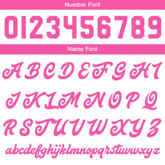 Benutzerdefinierte Verlauf Varsity-Jacke. Letterman-Jacke Pink