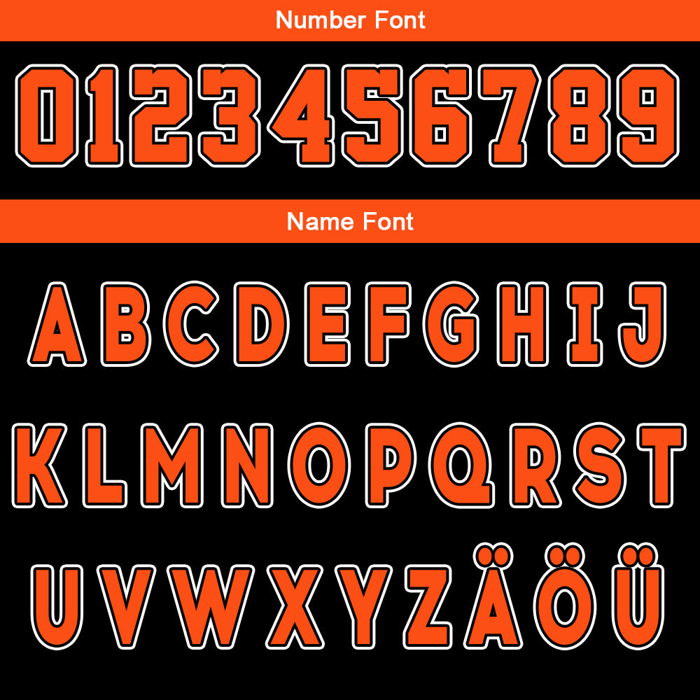 Benutzerdefinierte Schwarz Orange Reversible Basketball Jersey Personalisierte Drucken Name Nummer Logo