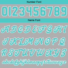 Benutzerdefinierte Cyan Varsity-Jacke. Letterman-Jacke für Männer, Frauen und Jugendliche