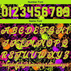 Benutzerdefinierte Orange Grün Varsity-Jacke. Letterman-Jacke für Männer, Frauen und Jugendliche