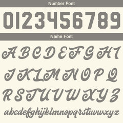 Maßgeschneiderte Creme Weiß Hellgrau Letterman Varsity Jacket Individuelle Stickerei Druck nach Ihrem Wunsch