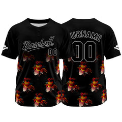 Benutzerdefiniert Schwarz Baseball Uniformen Drucken für Jungs Mädchen und Kinder Machen Ihr Team Mehr Vielfältig