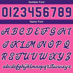 Benutzerdefinierte Verlauf Varsity-Jacke. Letterman-Jacke Dunkelgrün Rosa Lila