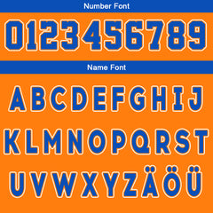 Benutzerdefinierte Orange Blau Reversible Basketball Jersey Personalisierte Drucken Name Nummer Logo