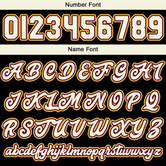 Maßgeschneiderte schwarz Braun Letterman Varsity Jacket Individuelle Stickerei Druck nach Ihrem Wunsch