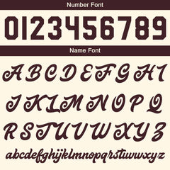 Maßgeschneiderte Creme Weiß Braun Letterman Varsity Jacket Individuelle Stickerei Druck nach Ihrem Wunsch